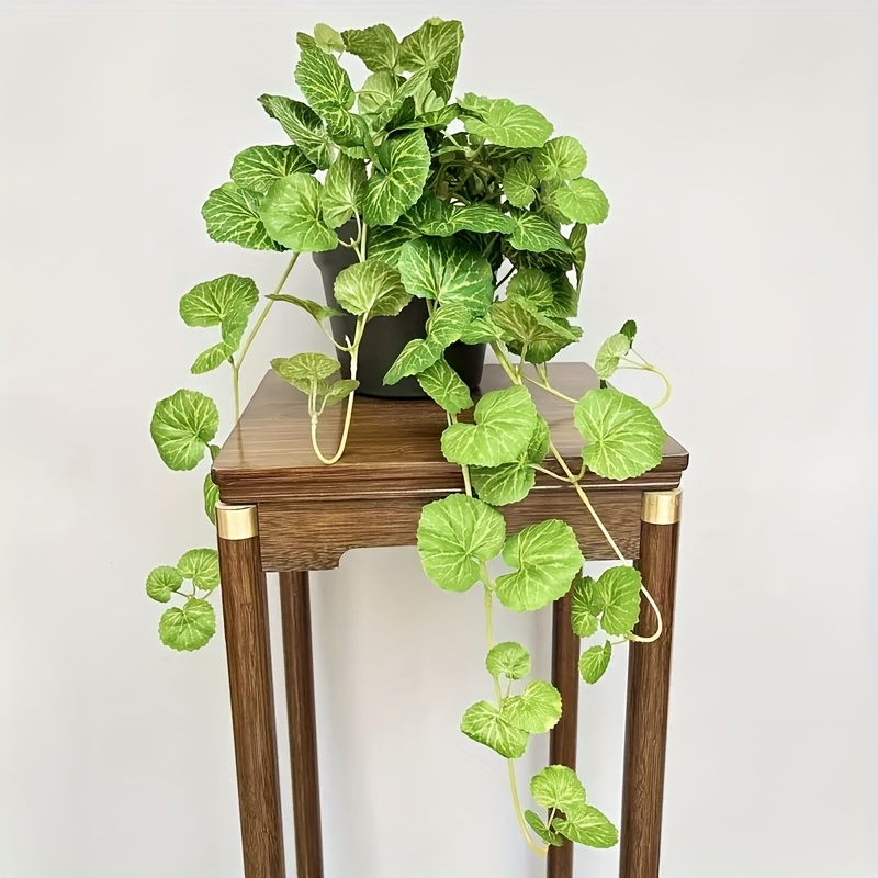 Bonsai Garden Indoor - 人工の吊り下げ式のつる植物で、リアルな常緑の緑の装飾が施されており、屋内と屋外の庭園に適しています。