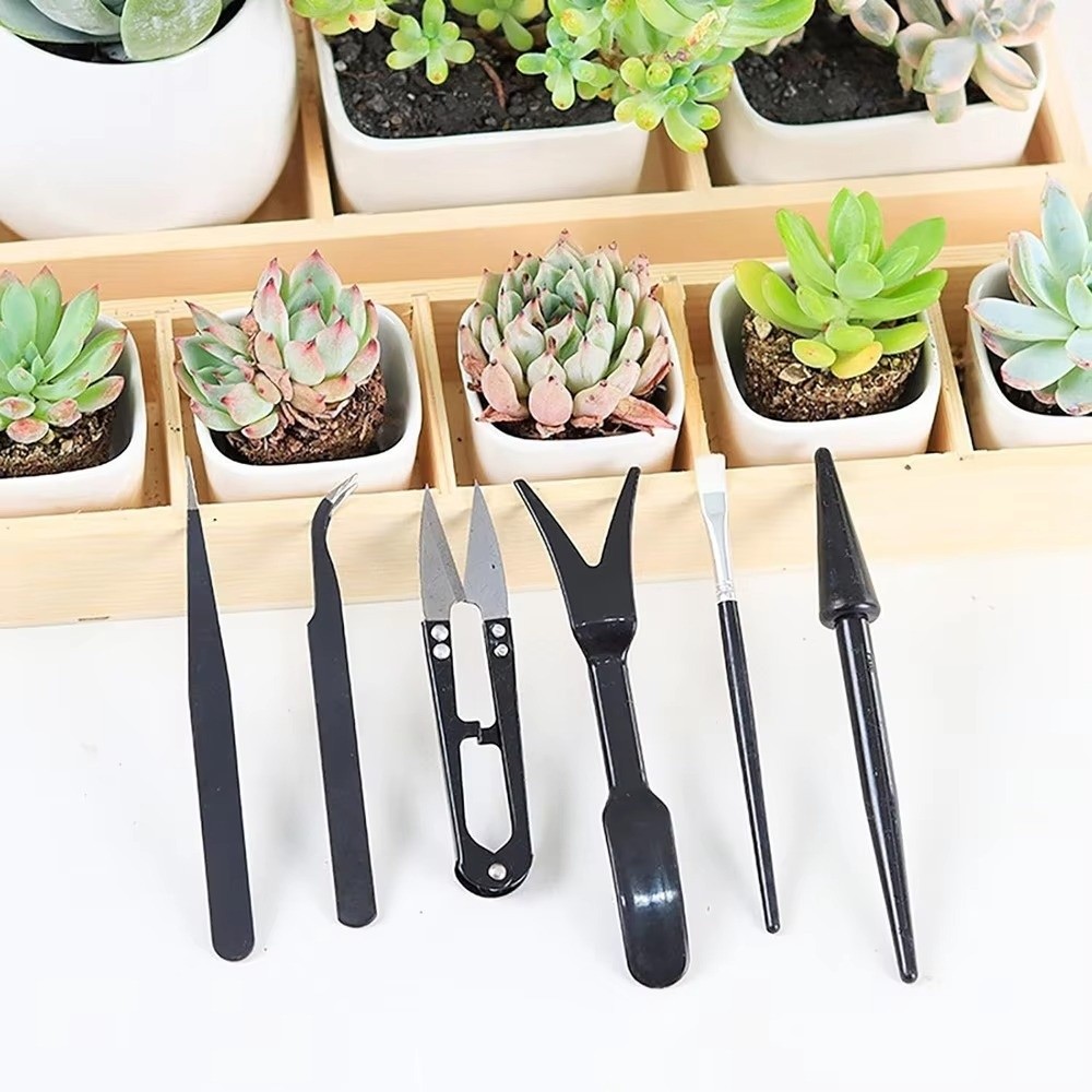 Bonsai Tool Set - ステンレス製ガーデン植木鉢キット 防水マット 多機能盆栽道具セット 人間工学に基づいたハンドル付き剪定鋏