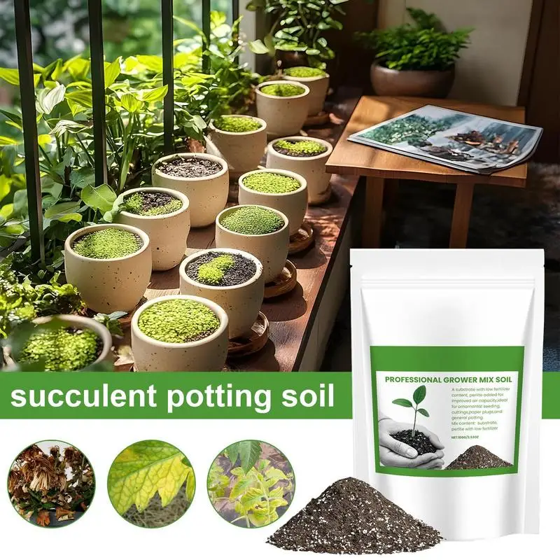 多肉植物用土壌混合物、通気性のある盆栽用土、携帯用園芸用品、 - Bonsai Gardener のレビューと価格