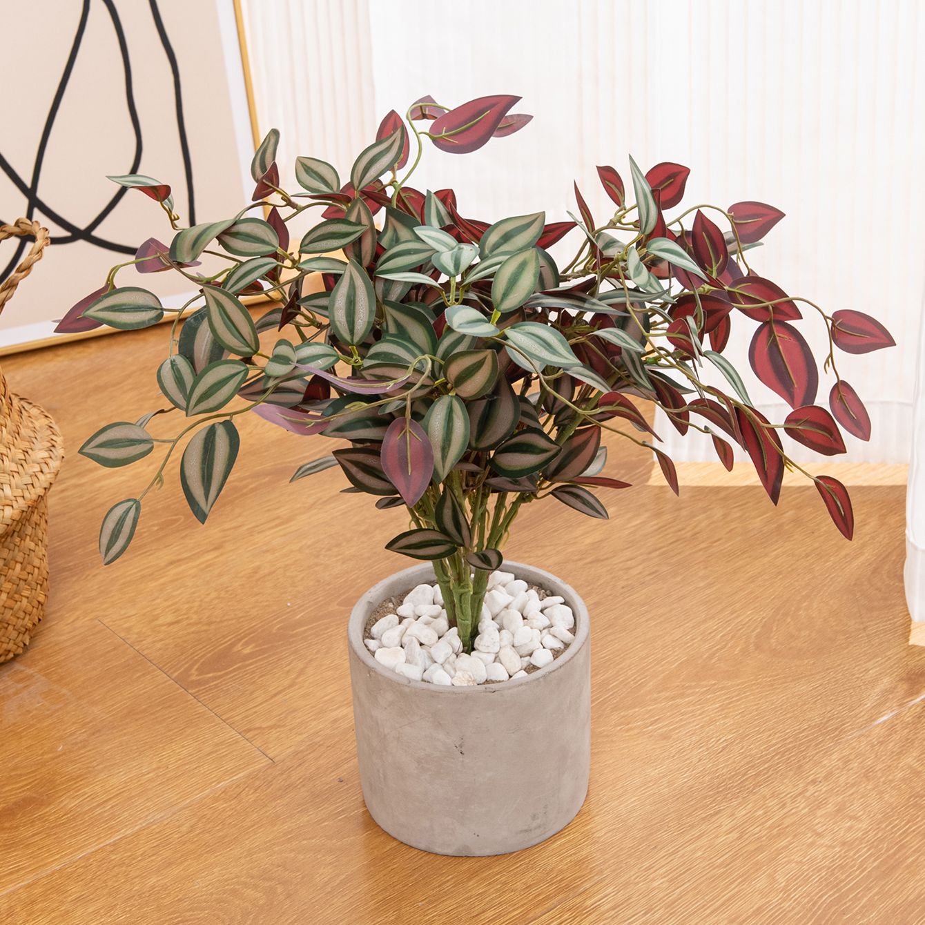 人工緑の盆栽植物 室内家のコーナー バルコニー ダイニングテ - Bonsai Garden Indoor のレビューと価格