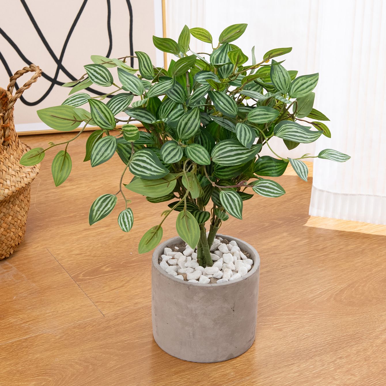 人工緑の盆栽植物 室内家のコーナー バルコニー ダイニングテ - Bonsai Garden Indoor のレビューと価格