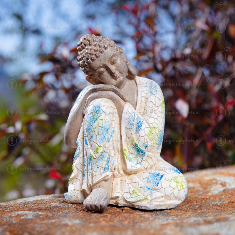 ミニ仏像飾り、新しい中国風禅装飾、庭園、マイクロ風景、盆栽、 - Bonsai Gardener のレビューと価格