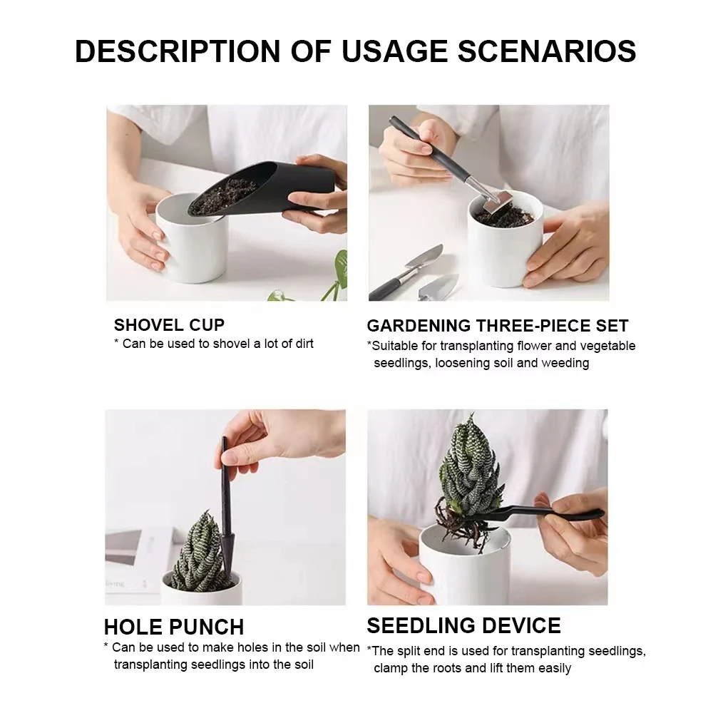 ガーデンプランターツールセット、多肉植物、屋内盆栽、ミニチュ - Bonsai Tool Set のレビューと価格