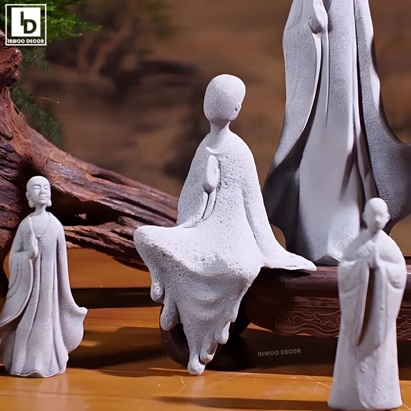 小さなKの宝石の仏像,妖精,盆栽,ガーデンデスクの装飾,ヨガ - Bonsai Garden For Desk のレビューと価格
