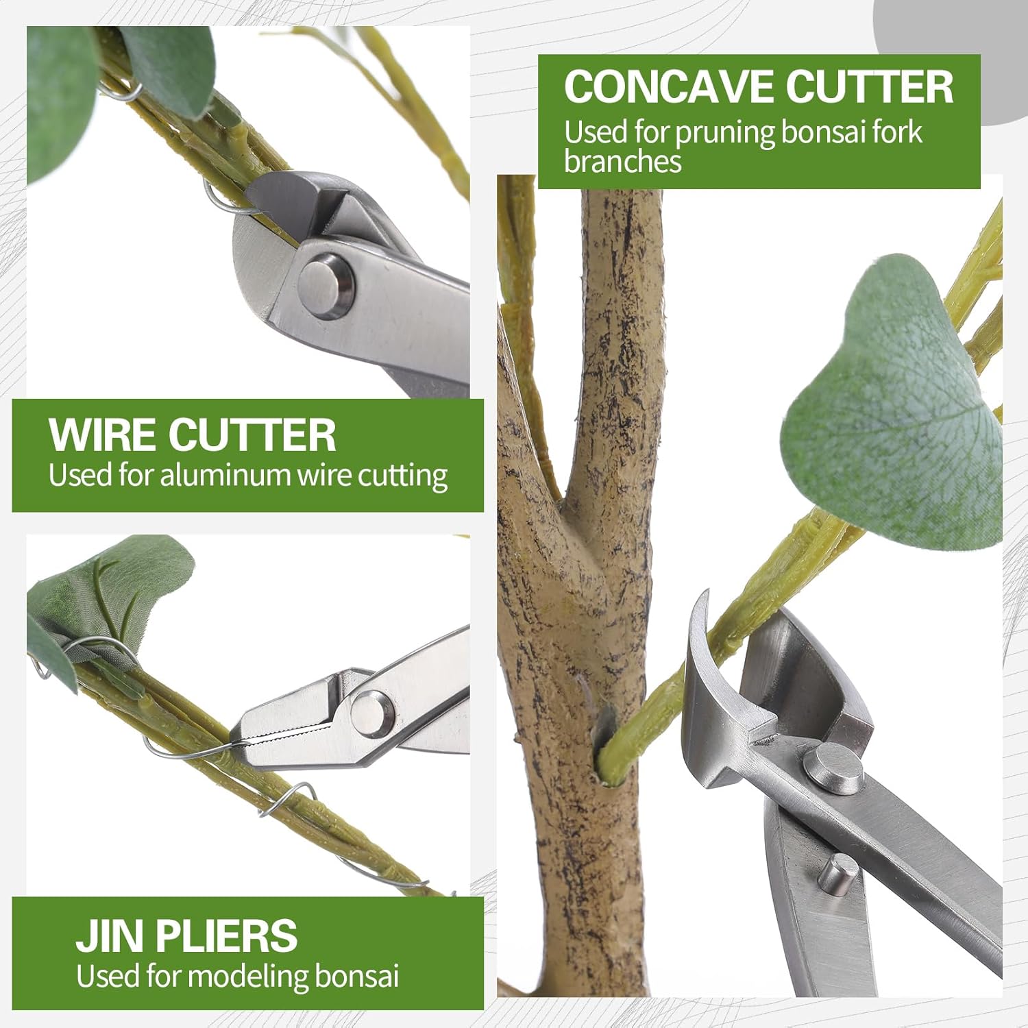 プロ用盆栽道具セット 高硬度21cmステンレス鋼枝切り＆ノブ - Bonsai Tool Set のレビューと価格
