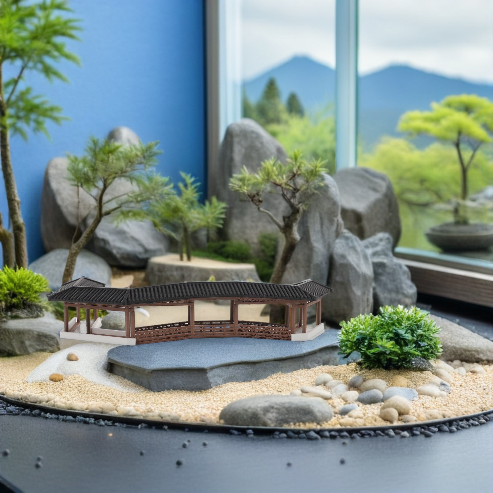 ミニチュアブリッジ マイクロシーン用 古代風 プラスチック製 - Bonsai Gardener のレビューと価格