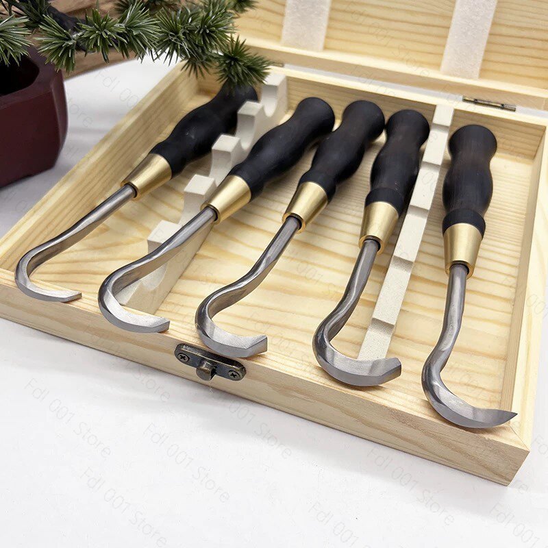 盆栽用ブラシ付きナイフセット、乾燥遺物製造、彫刻、モデリング - Bonsai Tool Set のレビューと価格
