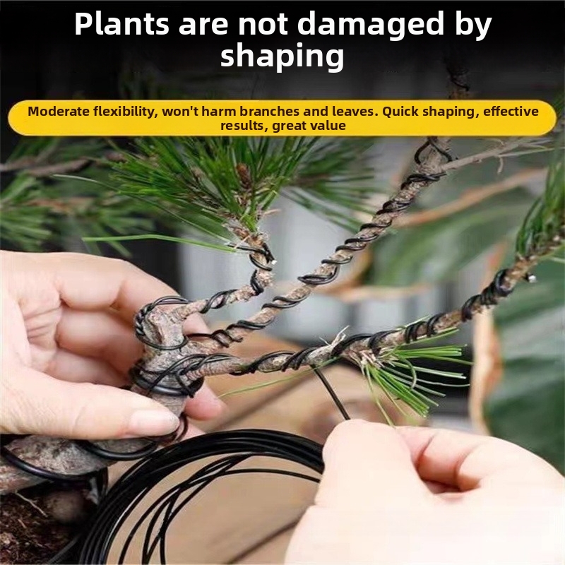 1.5MM盆栽ワイヤー アルミ盆栽トレーニングワイヤー モデ - Bonsai Gardener のレビューと価格