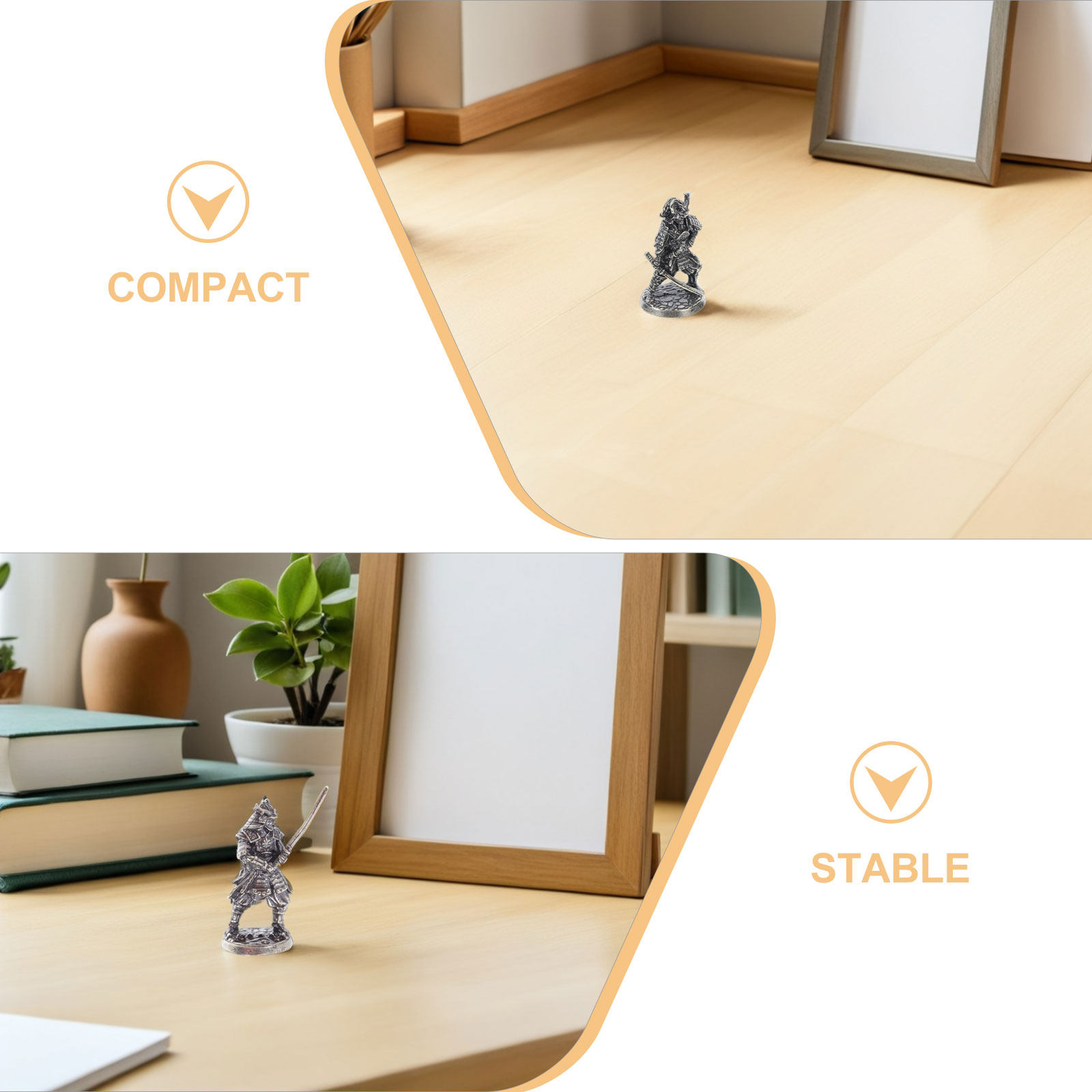 2個セット 日本の侍の彫刻 銅製ミニチュア盆栽庭園像 ホーム - Bonsai Garden Display のレビューと価格