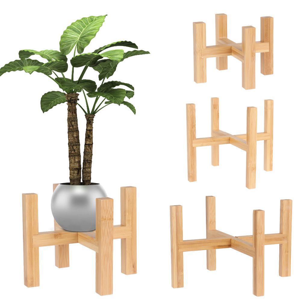 盆栽ディスプレイスタンド竹トレイ床置き木製植木鉢ホルダー植物 - Bonsai Garden Display のレビューと価格