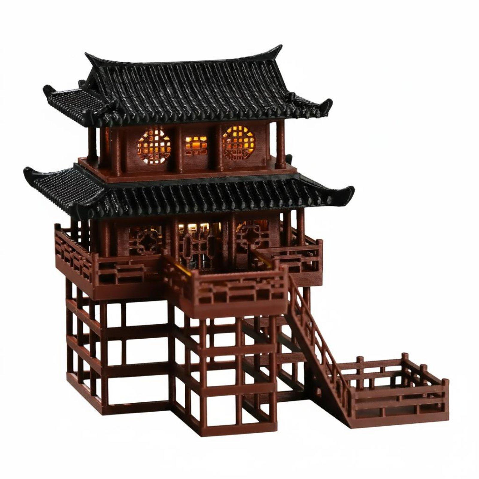 盆栽ハウス卓上プラスチック製パゴダミニマイクロ風景ホームアク - Bonsai Gardener のレビューと価格