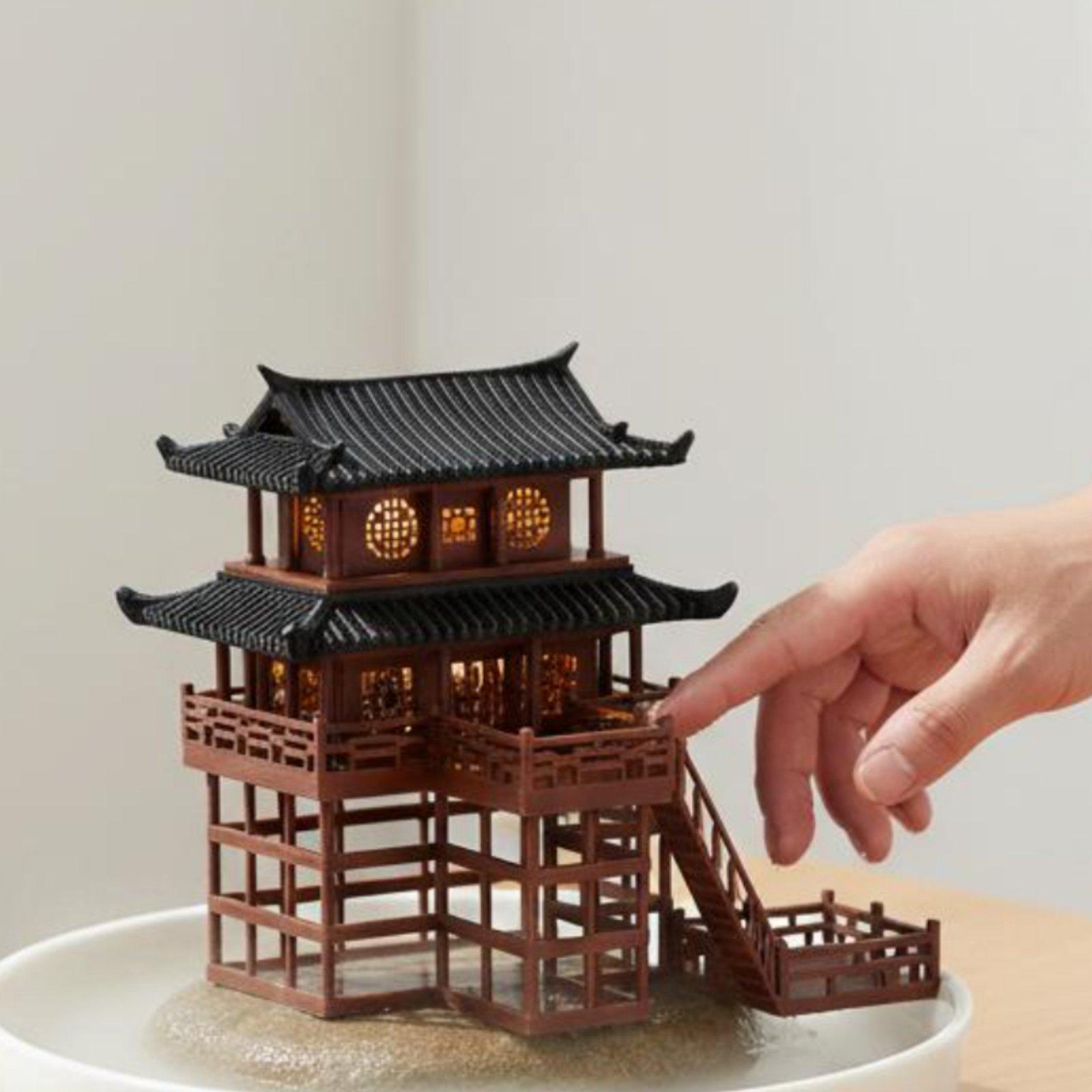 盆栽ハウス卓上プラスチック製パゴダミニマイクロ風景ホームアク - Bonsai Gardener のレビューと価格